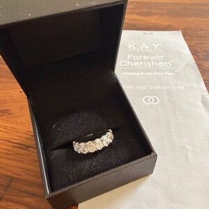 4Carrot Lab Created Diamonds White Gold Ring